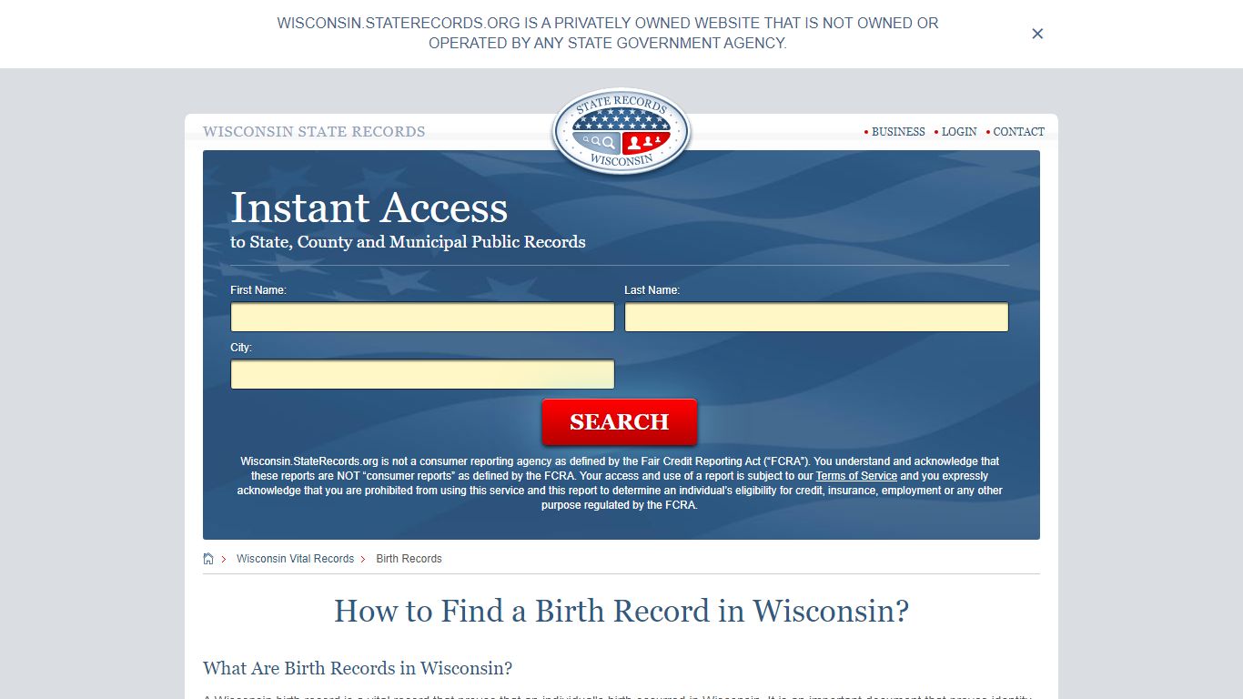 How to Find a Birth Record in Wisconsin?